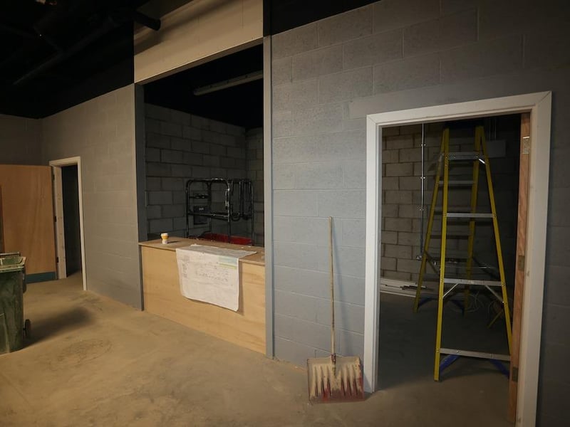 The work should be completed in the next couple of months