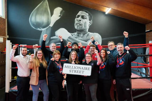 The Frank Bruno Foundation has been awarded £50,000 after Northampton neighbours won big on the Postcode Lottery.