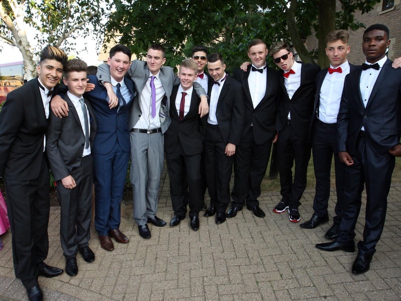 Pupils from Northampton Academy attend prom at Kettering's Park Hotel on 18 July 13