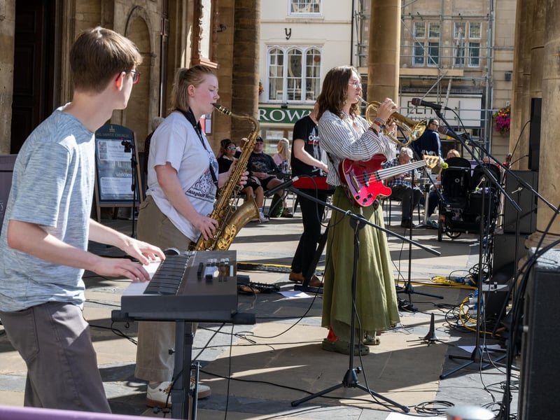 Ocular performing on the Jazz Stage at the Northampton Music Festival on Sunday, September 8, 2024. Photo by David Jackson.