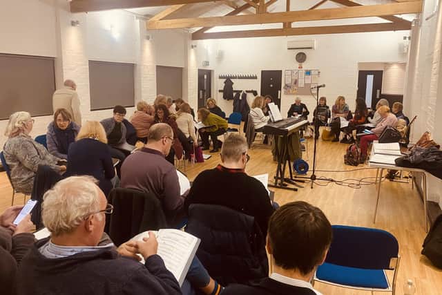 The choir aspect of the project was founded in June 2021, with the aim of helping members embark on a journey through the world of music and to help them find their voices.