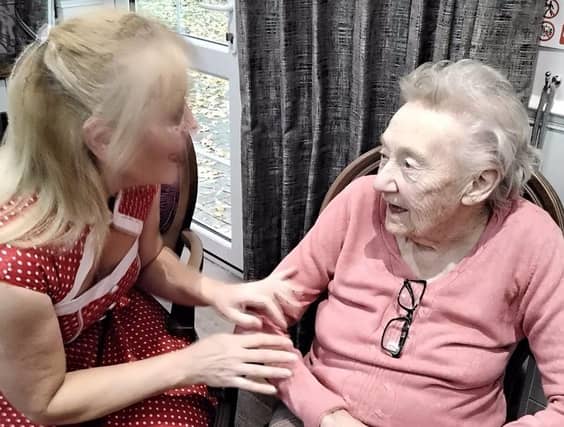 Residents with Nikki, connection through music