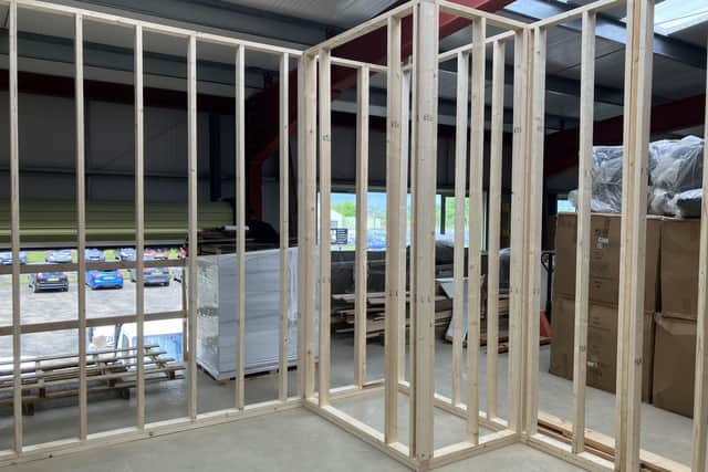 Work is well underway at the playroom, located at The Lock House at Whilton Locks Garden Village.