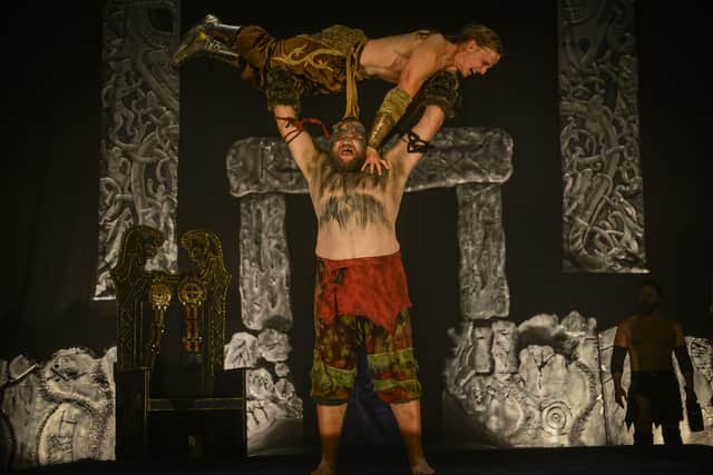 Fin McCarthy as Fenrir and Beau Charles as Baldr