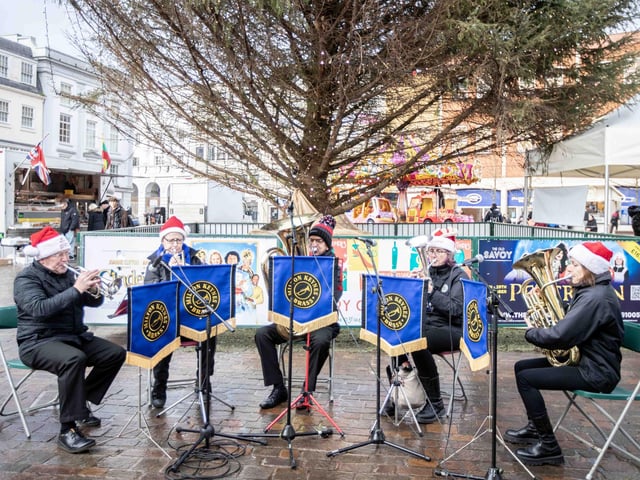 The last of 2024's festivities on the newly refurbished Market Square took place on Saturday December 21, in the form of Christmas carols.