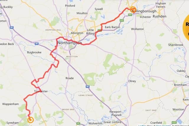 Friday, October 21 - Rickshaw route for BBC Children in Need fundraiser with Matt Baker and inspirational county teenager Tabitha Tuckley