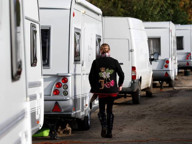 More than 100 Traveller caravans were pitched up across West Northamptonshire at the start of the year, figures reveal.