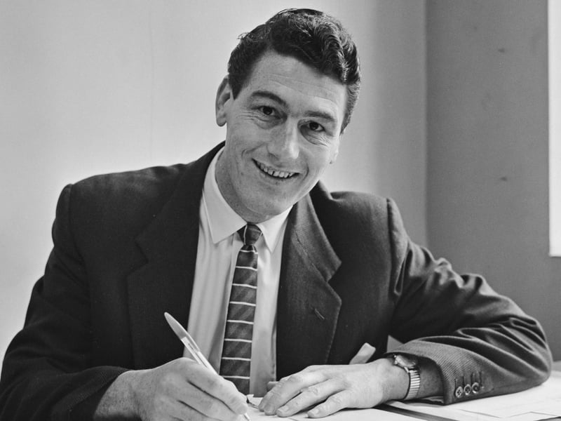 English footballer Cliff Holton (1929 - 1996) played for Northampton Town between 1961 and 1962.  (Photo by Evening Standard/Hulton Archive/Getty Images)