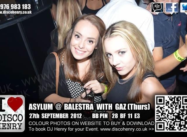 Nostalgic pictures from a 2012 night out at Balestra