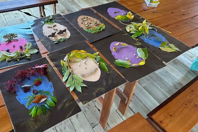 Forest School artwork created during Headfest 2024.