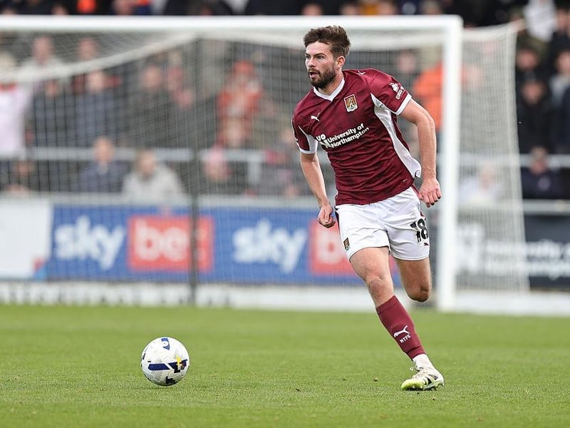 Put enough pressure on Wells to force his early miss but couldn't do the same when Fanne nipped ahead of him to score the winner. Won some big headers as Cobblers repelled all of Luton's 10 corners... 6.5