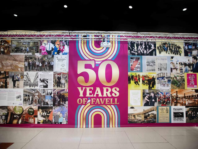 The big birthday bash is planned for October 29, and everyone is invited to visit and share this special day with the team and businesses.