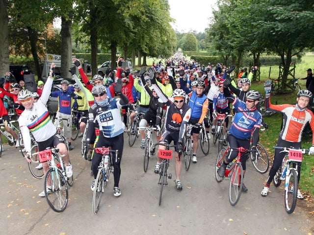 2012 - Cycle for Cynthia event takes place on the Althorp Estate with hundreds of riders taking part.