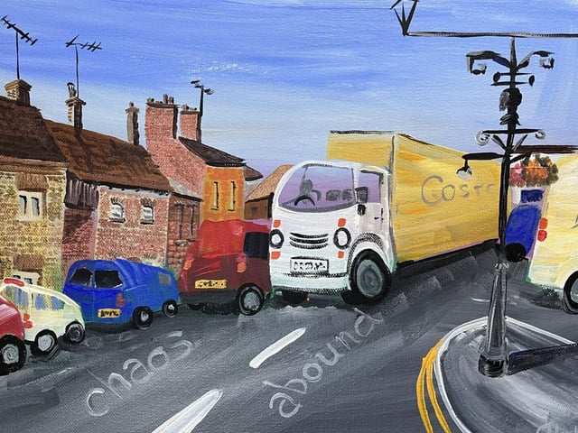 Looking towards King St, Pantechnicon