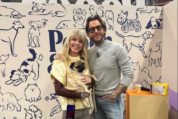 Junior and Michelle with Pete Wicks.