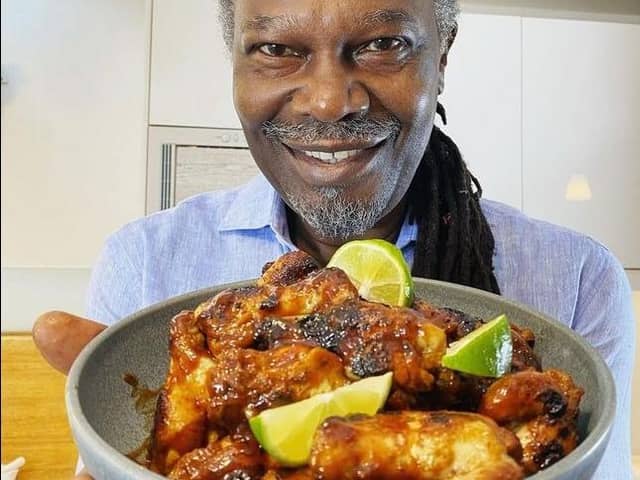 Levi Roots, a British-Jamaican reggae musician, television personality, chef, and author is reportedly residing in Daventry, in Northamptonshire (Credit: Instagram).