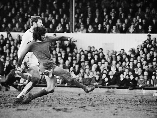 Even against a Fourth Division Cobblers side and on a bog of a pitch, Best’s genius was never greater than that day in front of 21,771 privileged fans at the old County Ground and TV cameras which were thankfully there to immortalise it.
