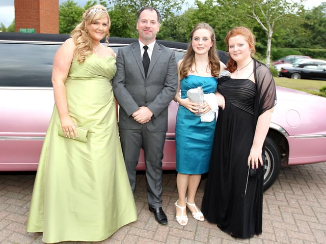 Students arriving for Prom from Malcolm Arnold Academy School at the Hilton Northampton in 2011