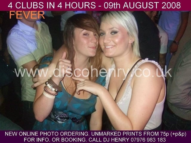 Nostalgic pictures from nights out at Ghost and Fever in August 2008