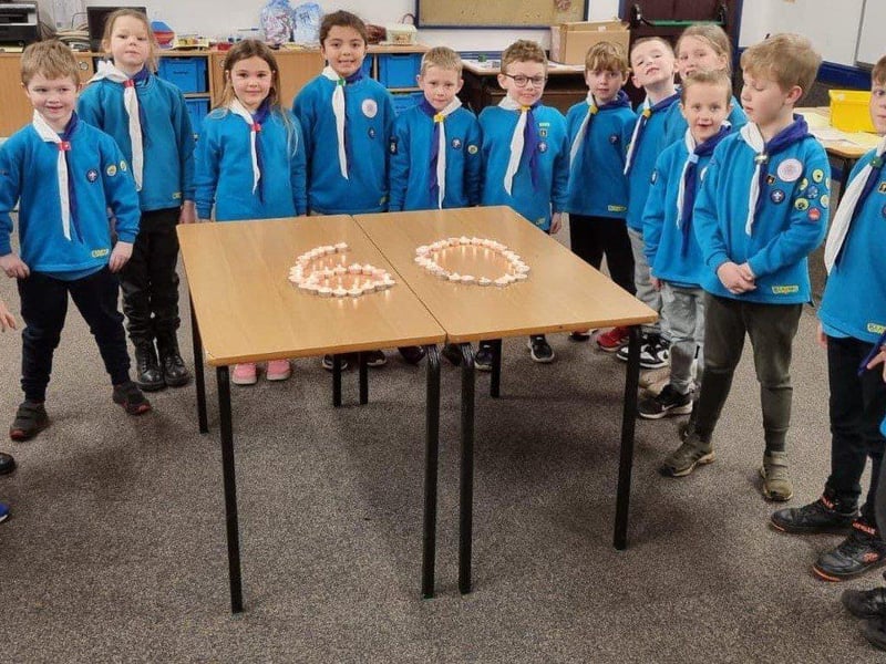 Beavers Celebrating