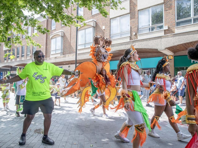 An explosion of joyous colour took over Northampton during the carnival on Saturday June 14.