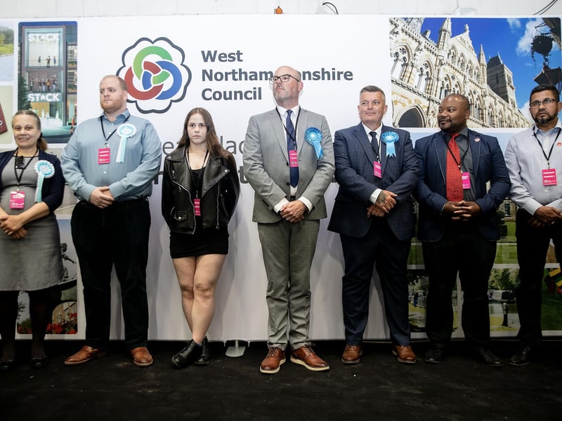 West Northamptonshire Council election count