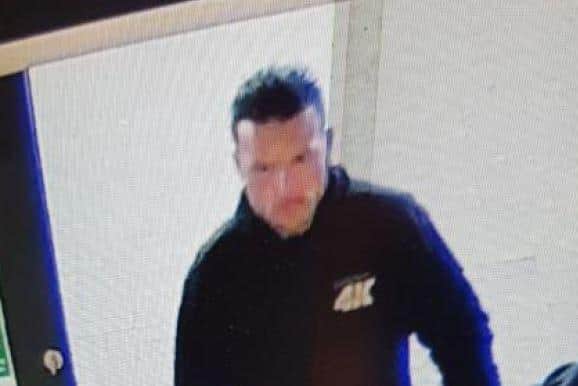 Police believe the man pictured could help with their investigation. Photo: Northamptonshire Police.