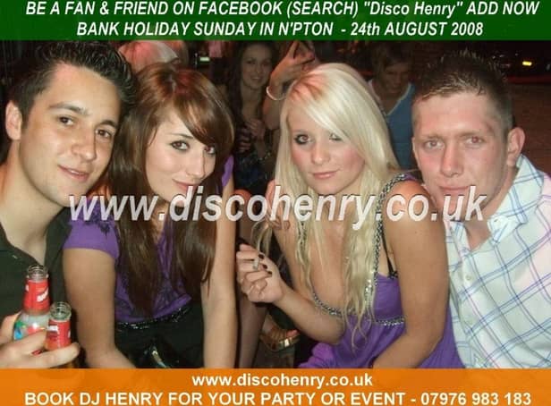 Nostalgic pictures from a night out in Northampton