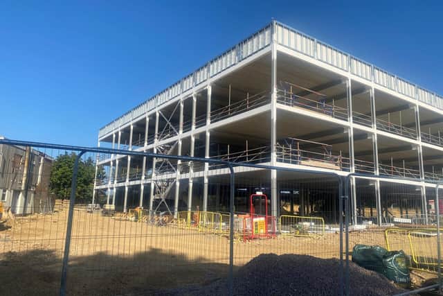 Here's how the site was looking at the start of September