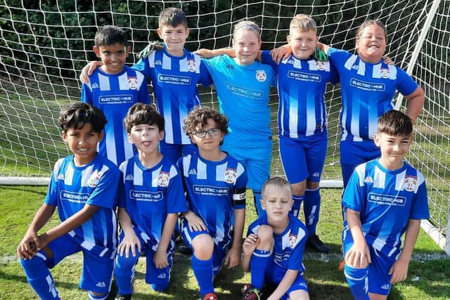 The club consists of five youth and five adult teams and for the past three years, the three youngest teams have held an annual family funday at Round Spinney playing fields.
