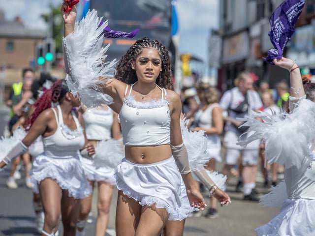 An explosion of joyous colour took over Northampton during the carnival on Saturday June 14.