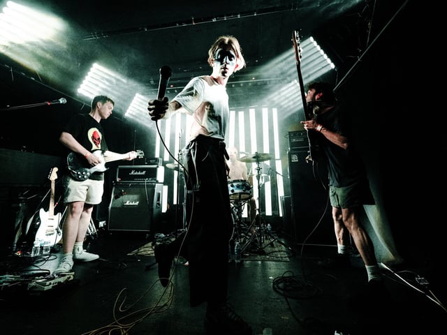 Heavy Lungs on stage at the Multitude Festival at the Craufurd Arms in Milton Keynes on Sunday, August 8. Photo by David Jackson.