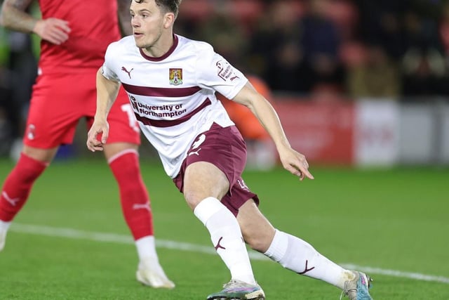 Another promising display from the midfielder. He was tenacious and busy and both dropped deep and pressed high. Withdrawn early in the second half as he continues to build his fitness, and perhaps it was no coincidence that Cobblers were more open with him off the pitch... 7