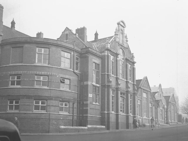 Campbell Square School, corner of Bailiff Street, Northampton, January 16, 1959