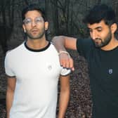 Founders of the 'All Men Cry' fashion brand Shyam Dattani and Rahul Popat.