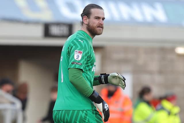 Cobblers goalkeeper Lee Burge made his 50th appearance for the club on Saturday (Picture: Pete Norton/Getty Images)