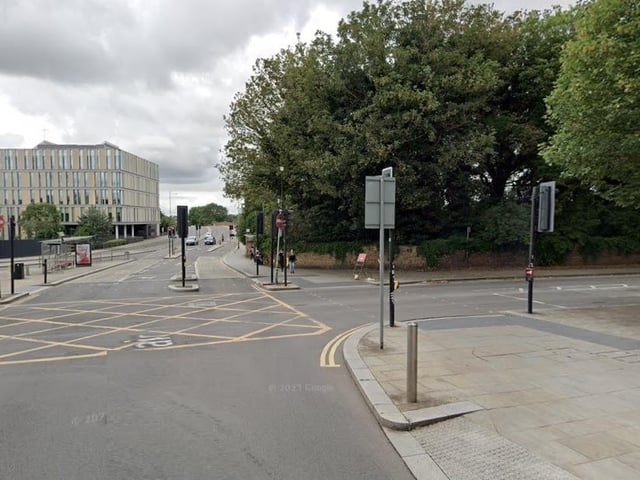 There were three serious accidents at the traffic lights at the junction of St Andrew's Road and Mare Fair from 2018 to 2022. In December 2021, a woman riding a Voi e-scooter was killed in a collision with a car on the site.