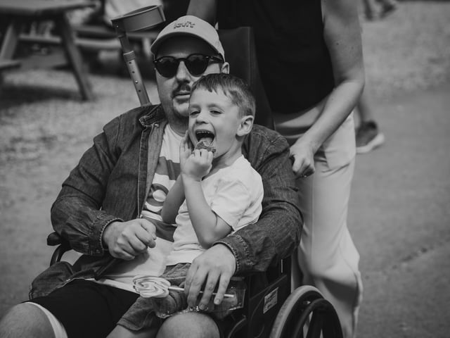 The family day of food, music and games was attended by nearly 700 members of the Northampton community, who wanted to show their continued support.