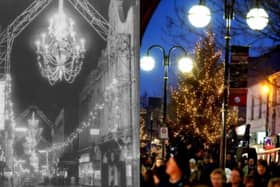 Christmas lights switch on events through the years...