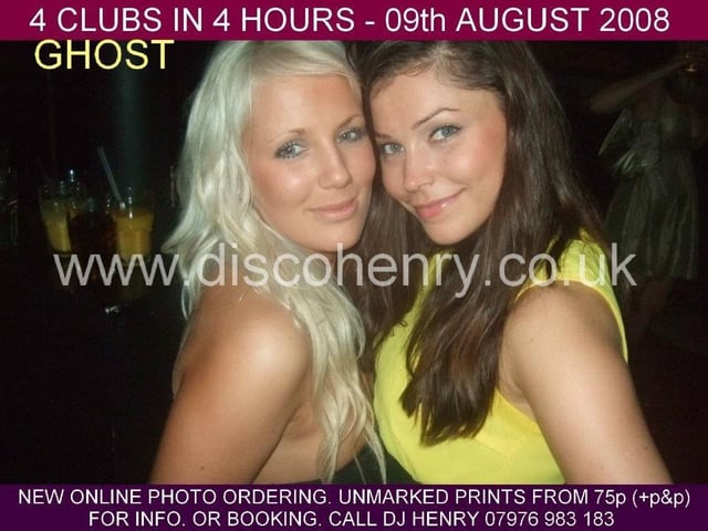 Nostalgic pictures from nights out at Lava and Ghost in August 2008