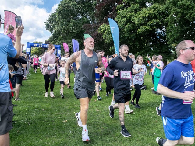 Abington Park turned pink on Sunday July 14 for the 3k and 5k Race for Life events.