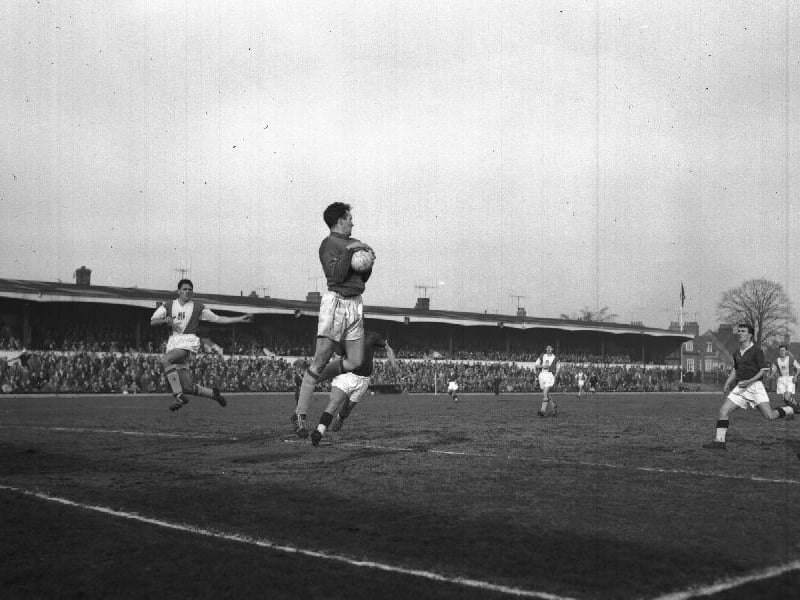 Cobblers 8, Oldham 1 at County Ground, February 27, 1960. Division Four