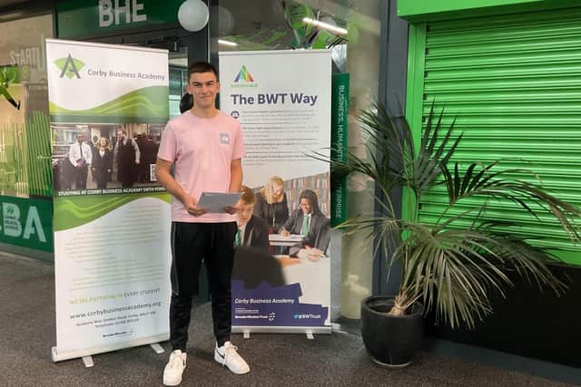 Luka Jorgic celebrating his results