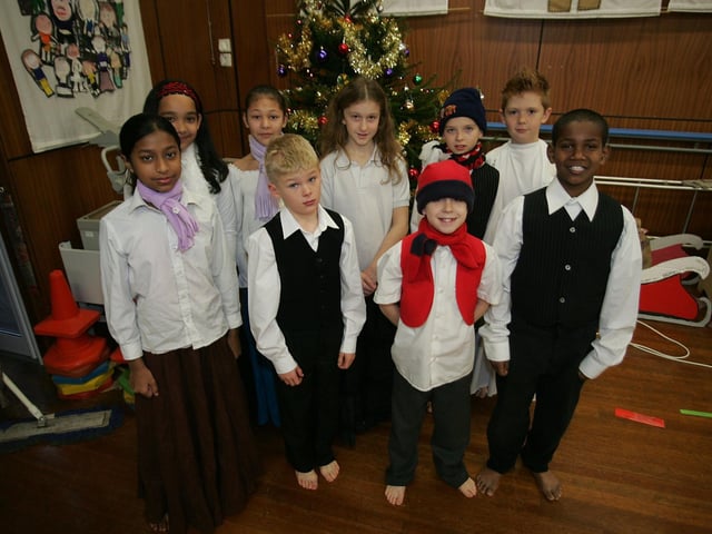 Pupils at Vernon terrace Primary School dressed up for their Christmas nativity.