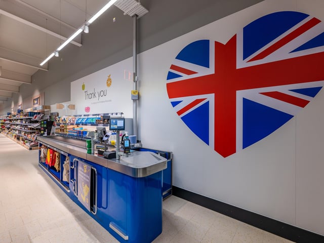 The brand new Lidl supermarket in Harlestone Road, Duston opened today (Thursday, December 8)