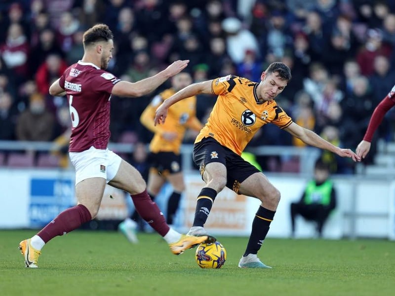 His evolution into one of the team's main leaders continues at apace. Especially evident in the closing stages as Cobblers repelled late pressure. Almost always in the right place to sweep away the danger. His pass also led to the opener, albeit with a bit of help from the opposition... 8