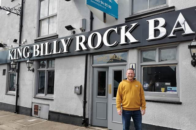 Martin Kelly has reopened the King Billy Rock Bar in Commercial Street