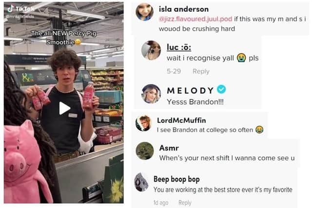 Brandon has gone viral on TikTok.