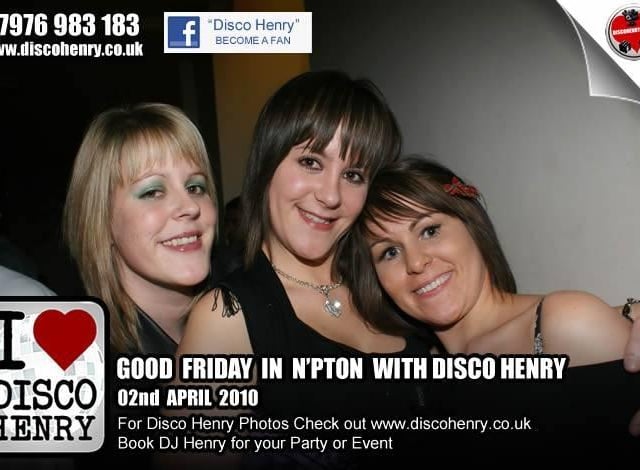 Nostalgic pictures from a Good Friday night out in town