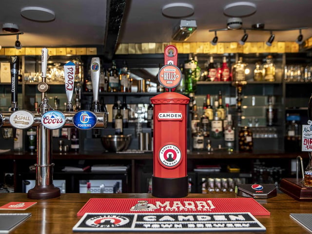 The cosy village pub has recently reopened after a stylish new refurbishment